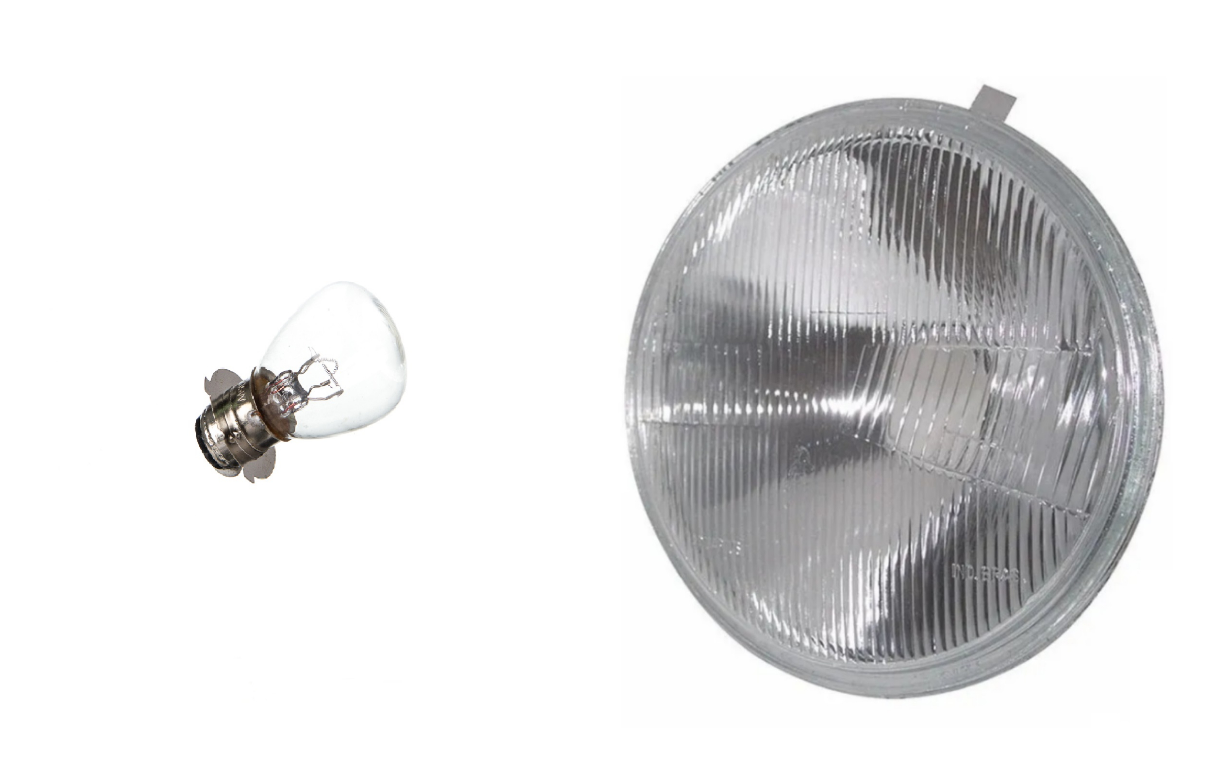KIT FAROL BLOCO OPTICO LENTE ACRILICO XL250R XLS125 XLX250+LAMPADA
