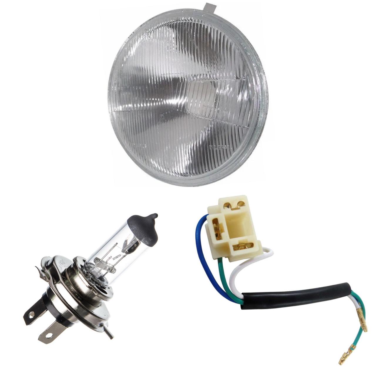 KIT FAROL BLOCO OPTICO BIODO+LAMPADA+SOQUETE XL250R XLX250