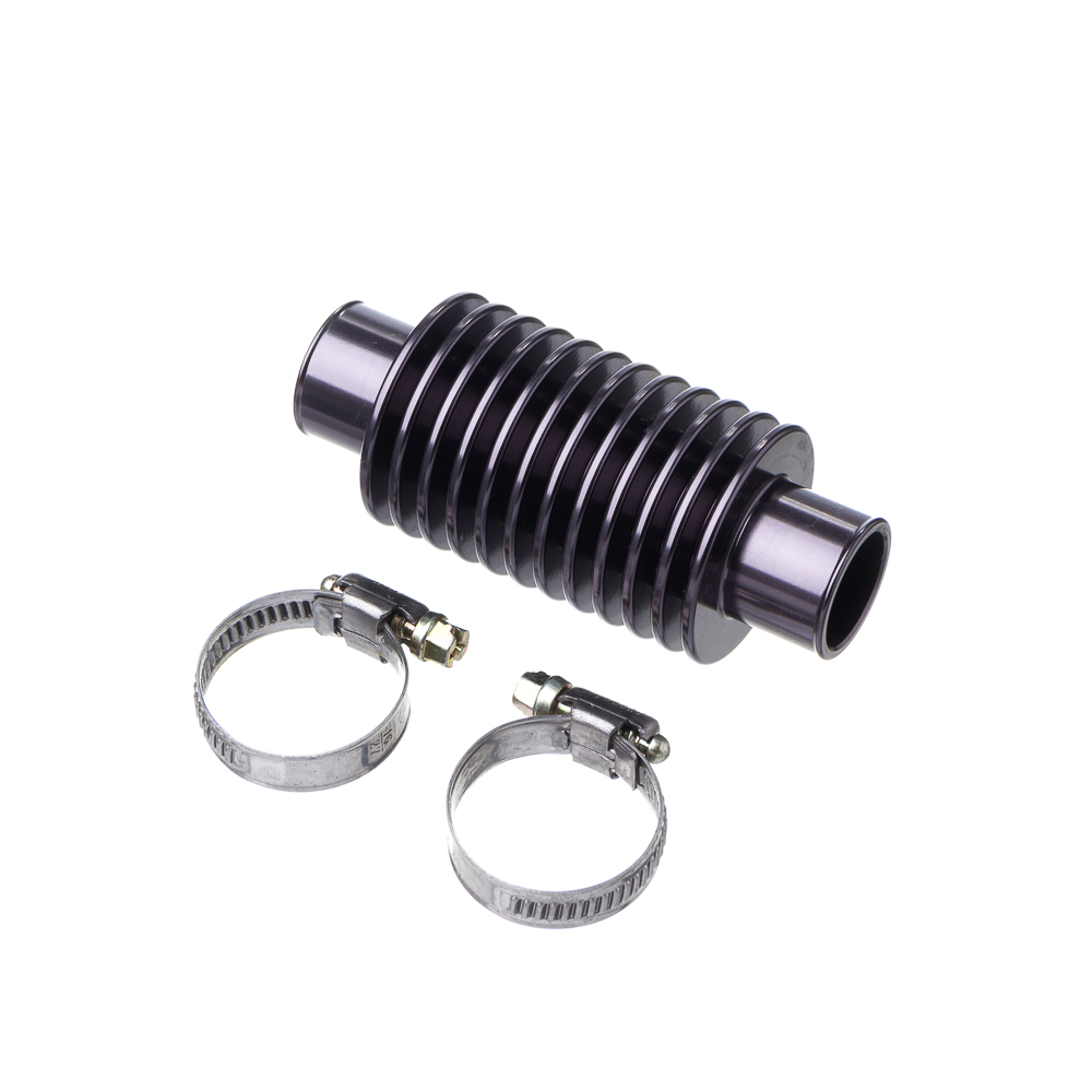 Cooler Aluminio Moto X 100Mm P/Mangueira Radiador 24Mm Diam