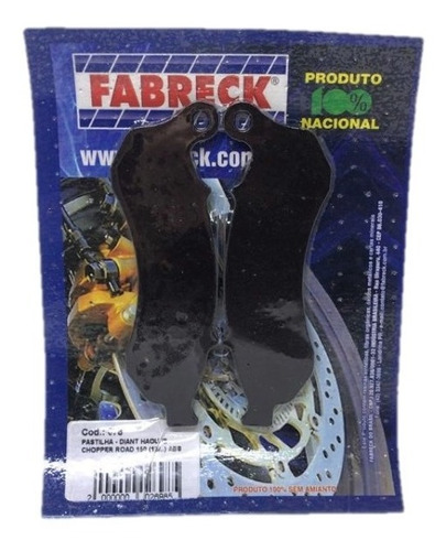 PASTILHA FREIO HAOUJE CHOPPER ROAD150