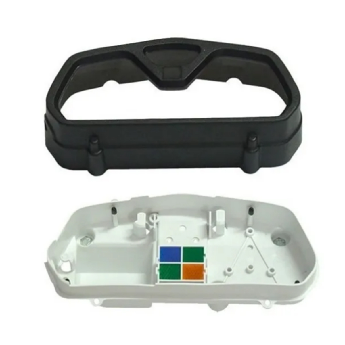 KIT CARCACA PAINEL NX400 FALCON (SUPERIOR e INFERIOR)