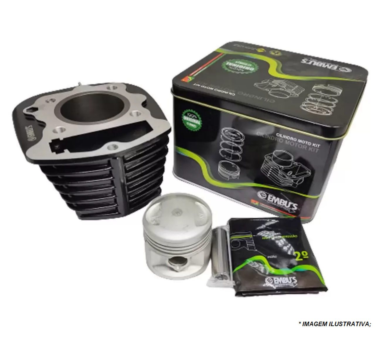 CILINDRO MOTOR BIZ125 EMBU´S