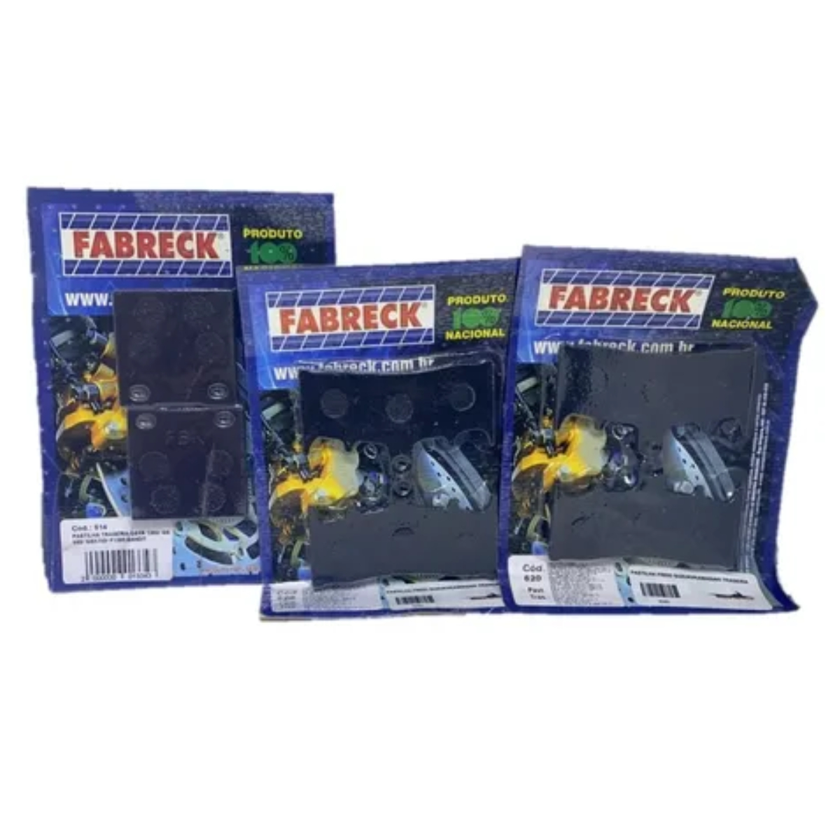 KIT PASTILHA FREIO DIANT E TRASEIRA GSX600 GSXF750 HAYABUSA