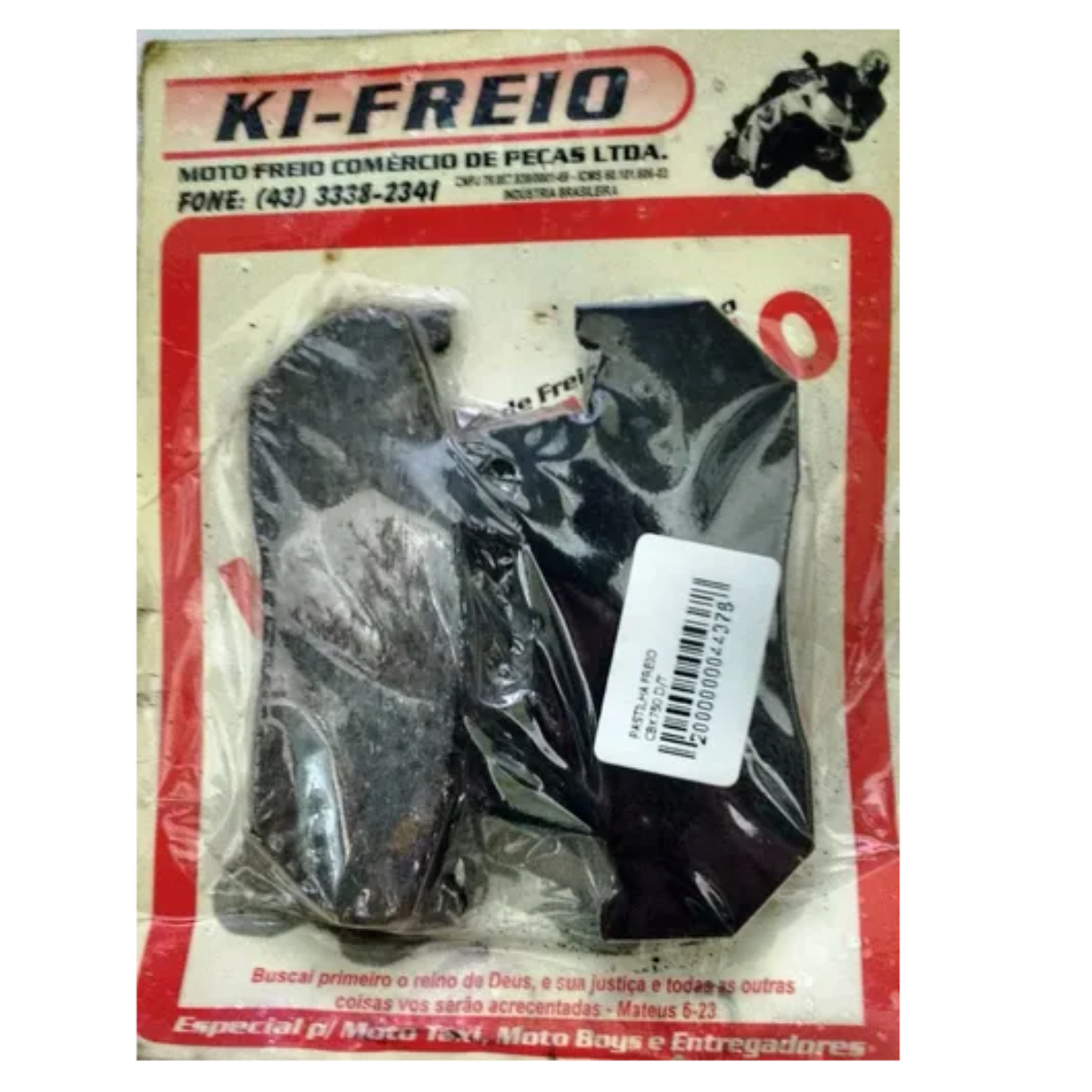 PASTILHA FREIO CBX750