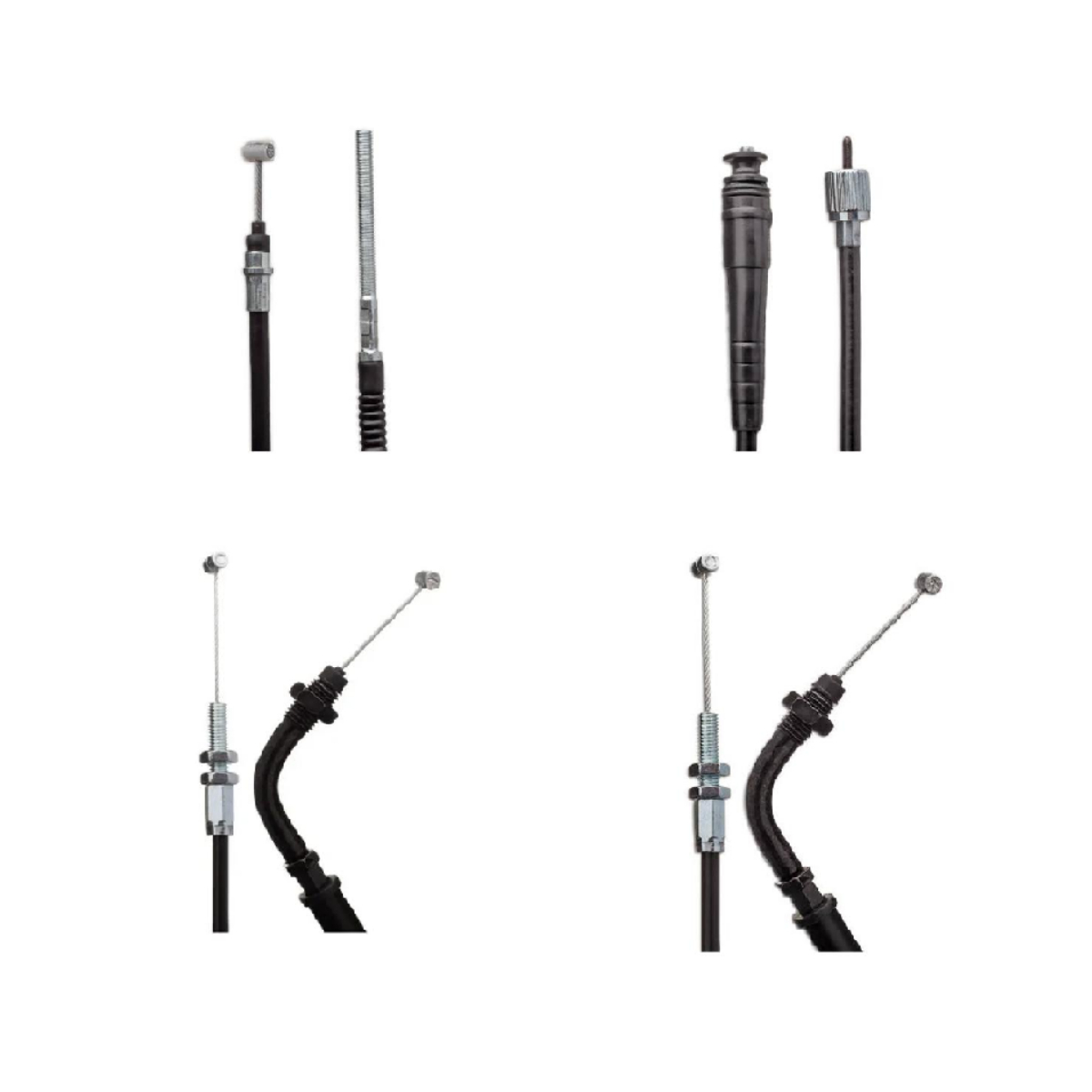 KIT 4 CABOS BIZ125 ACELERADOR AFOGADOR VELOCIMETRO E FREIO