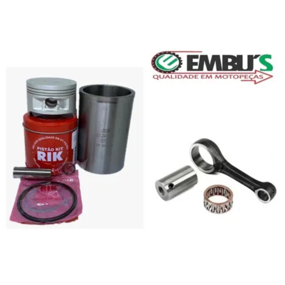 KIT PISTÃO+ANEL+CAMISA CILINDRO+BIELA CRF230