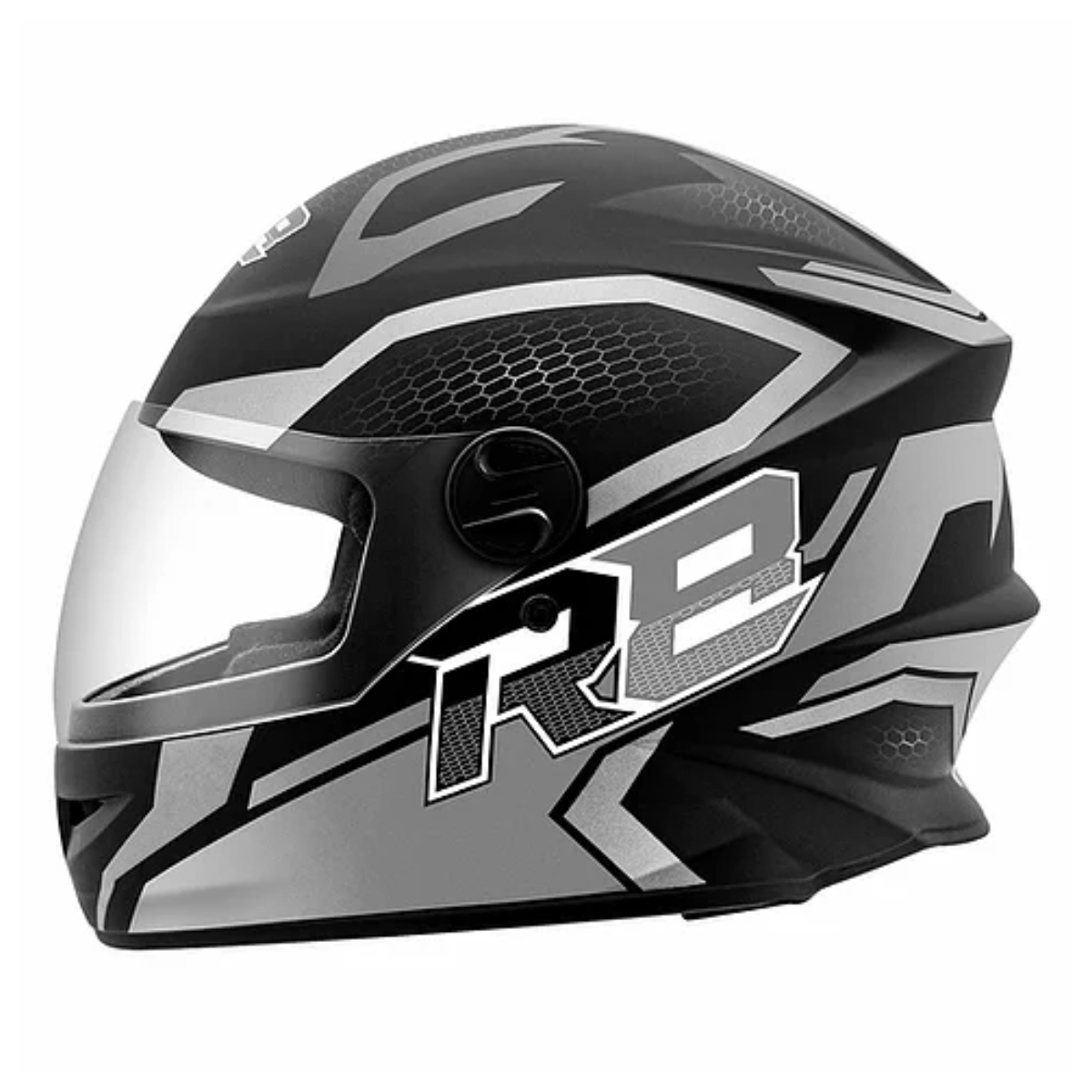 CAPACETE PROTORK R8 AIR FOSCO TAM.58 GRAFITE/PRETO