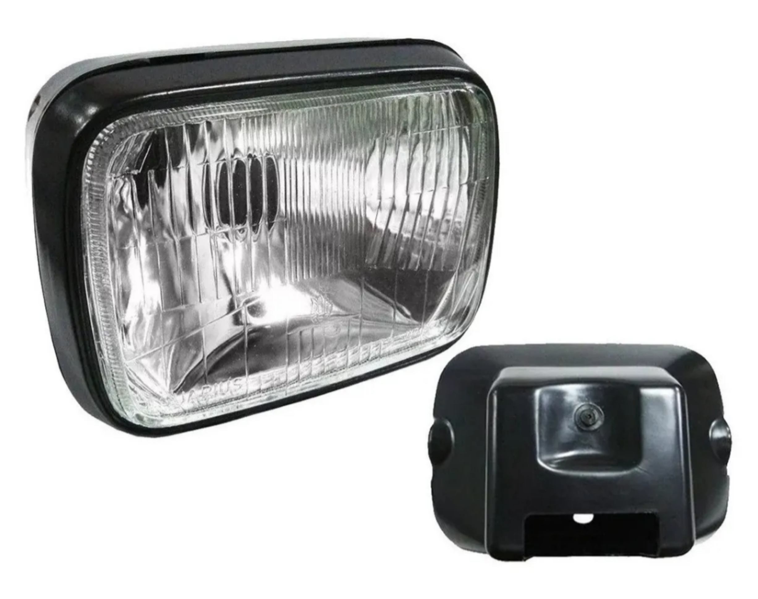 FAROL COMPLETO CB400 CB450 ARO PRETO