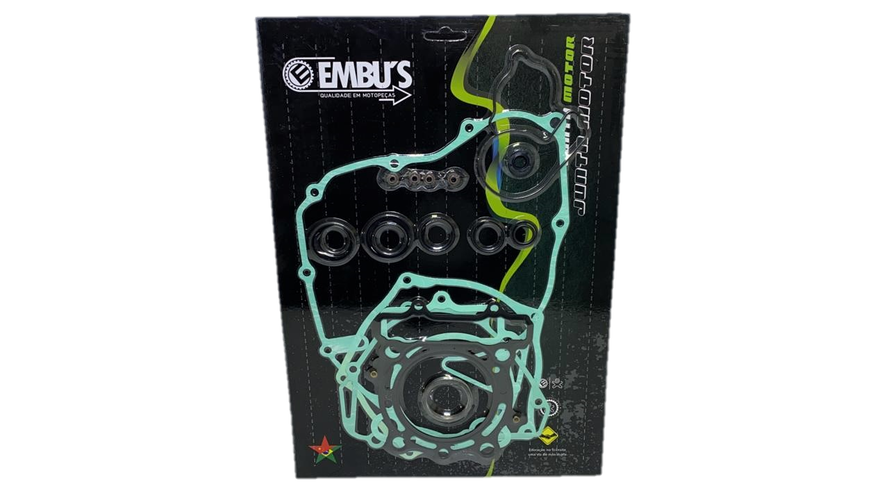JOGO JUNTA MOTOR KXF250 KAWASAKI 12 A 14