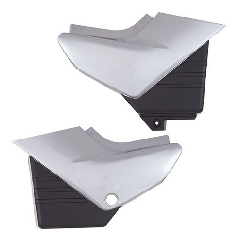 TAMPA LATERAL YBR125 04 A 08 PRATA