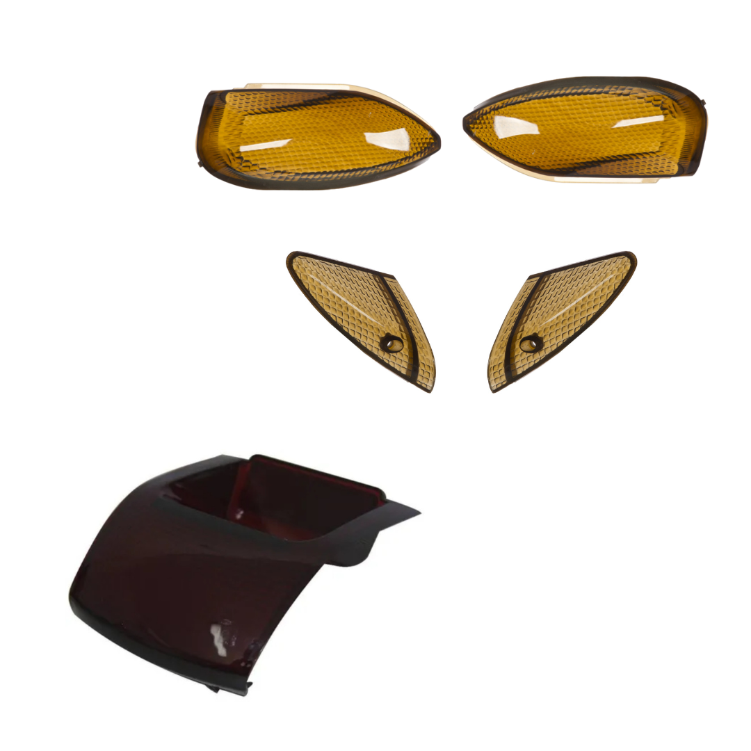KIT LENTE LANTERNA+LENTE PISCA BIZ100 FUMÊ