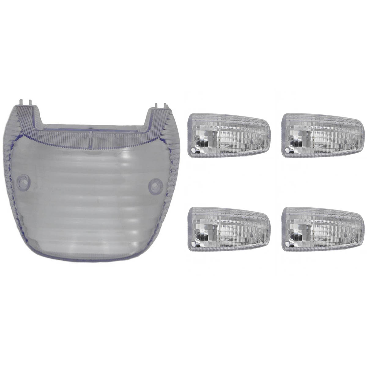 KIT LENTE LANTERNA+LENTE PISCA CG125 2000 CRISTAL