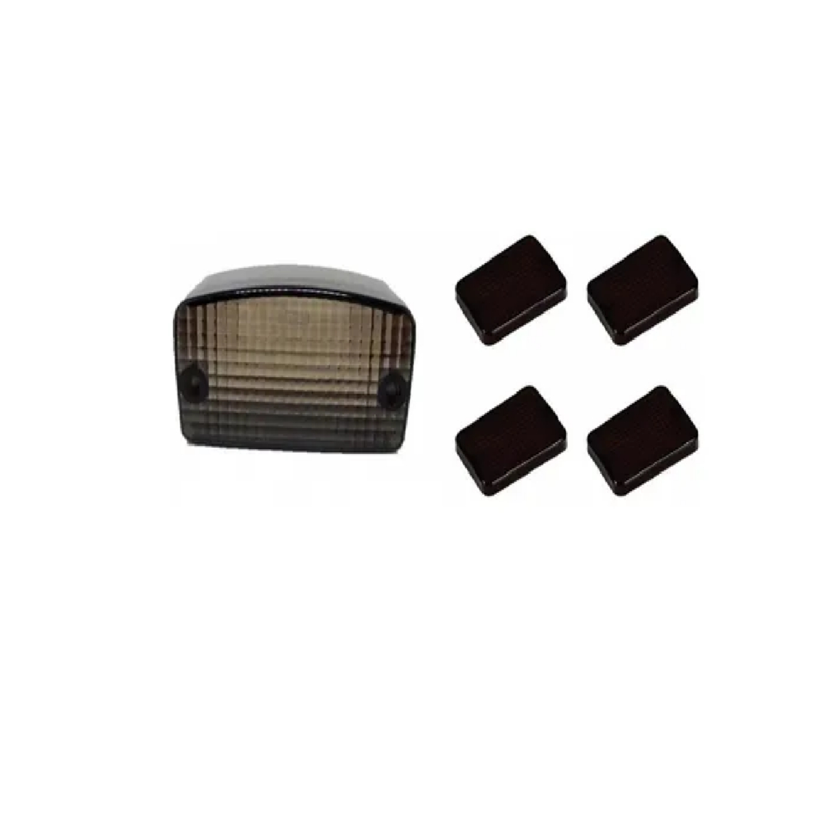 KIT LENTE LANTERNA+LENTE PISCA CG125 99 FUMÊ