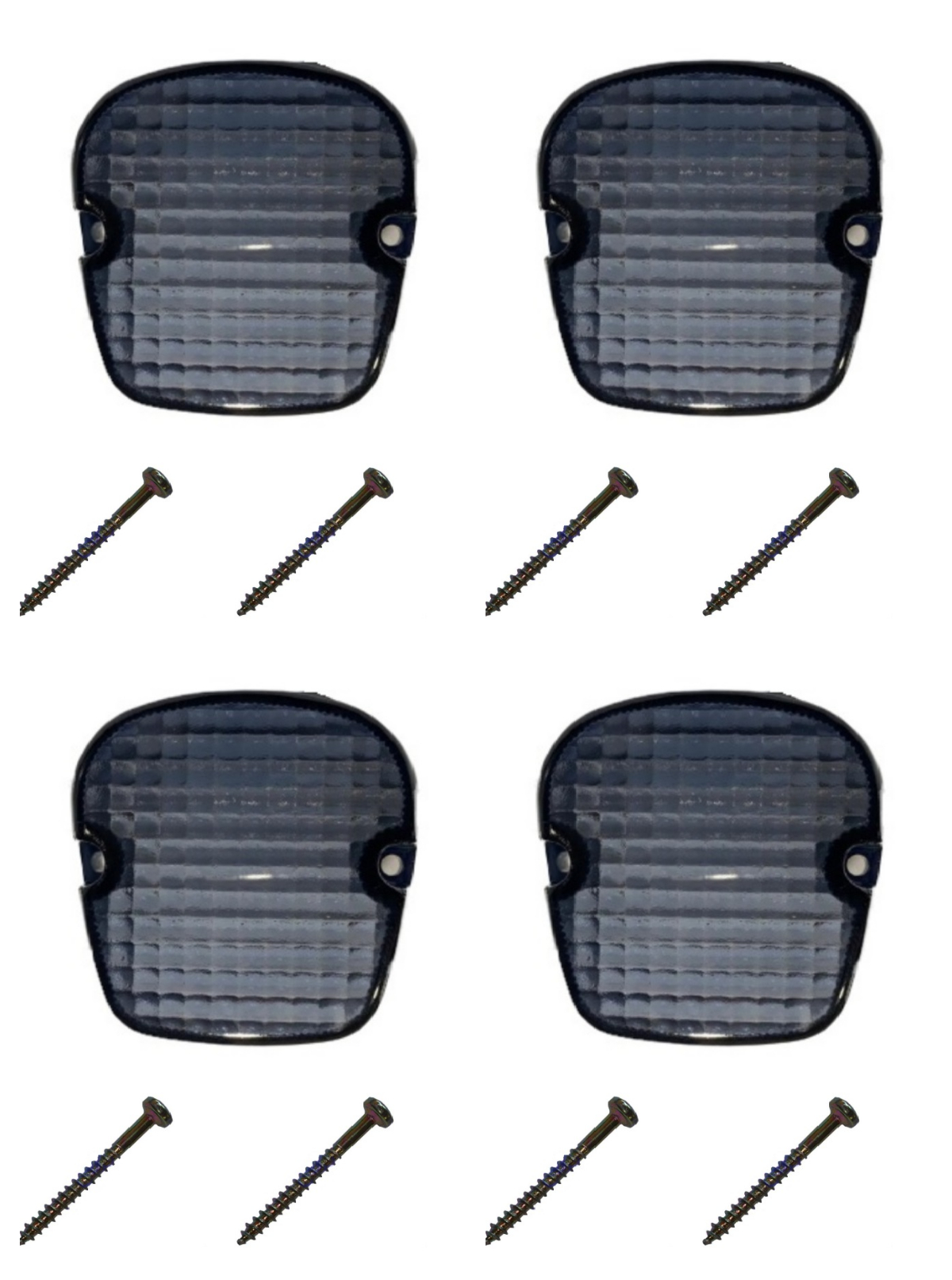 KIT LENTE PISCA CB400 CB450 XL125 XL250 FUMÊ+PARAFUSOS