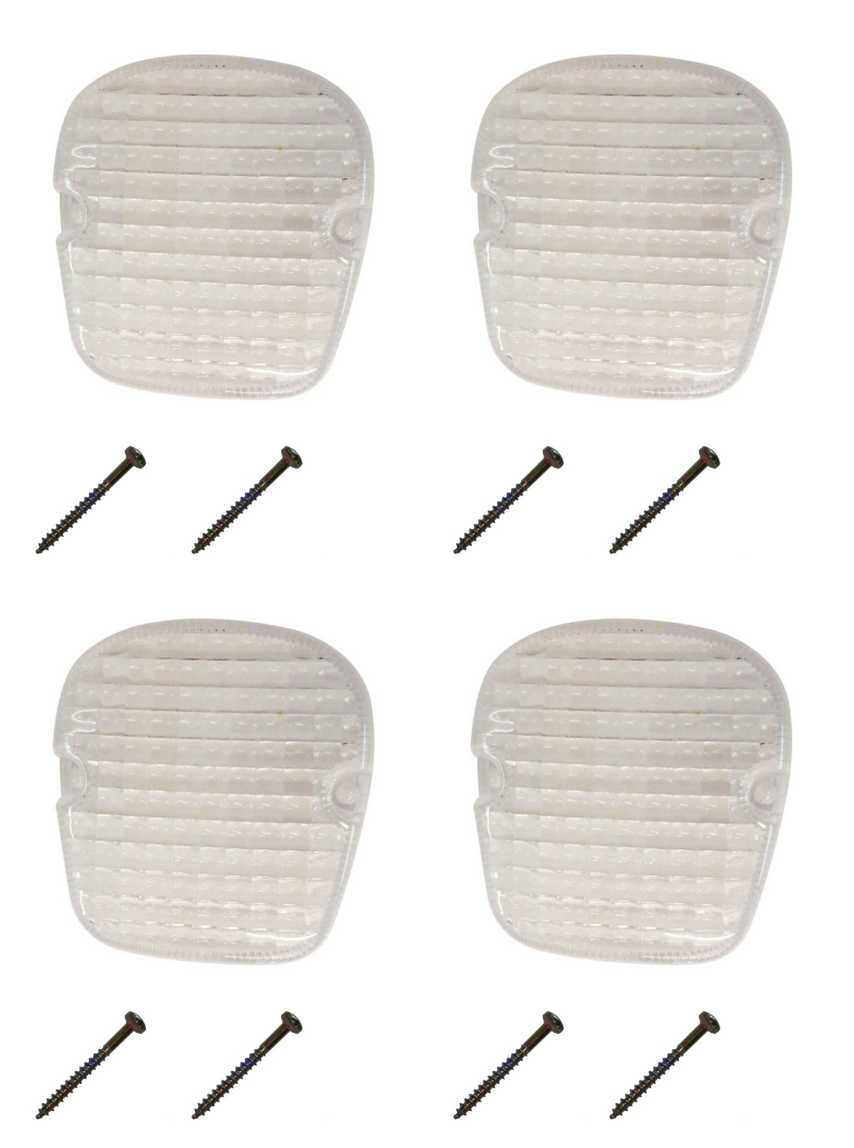 KIT LENTE PISCA CB400 CB450 XL125 XL250 CRISTAL+PARAFUSOS