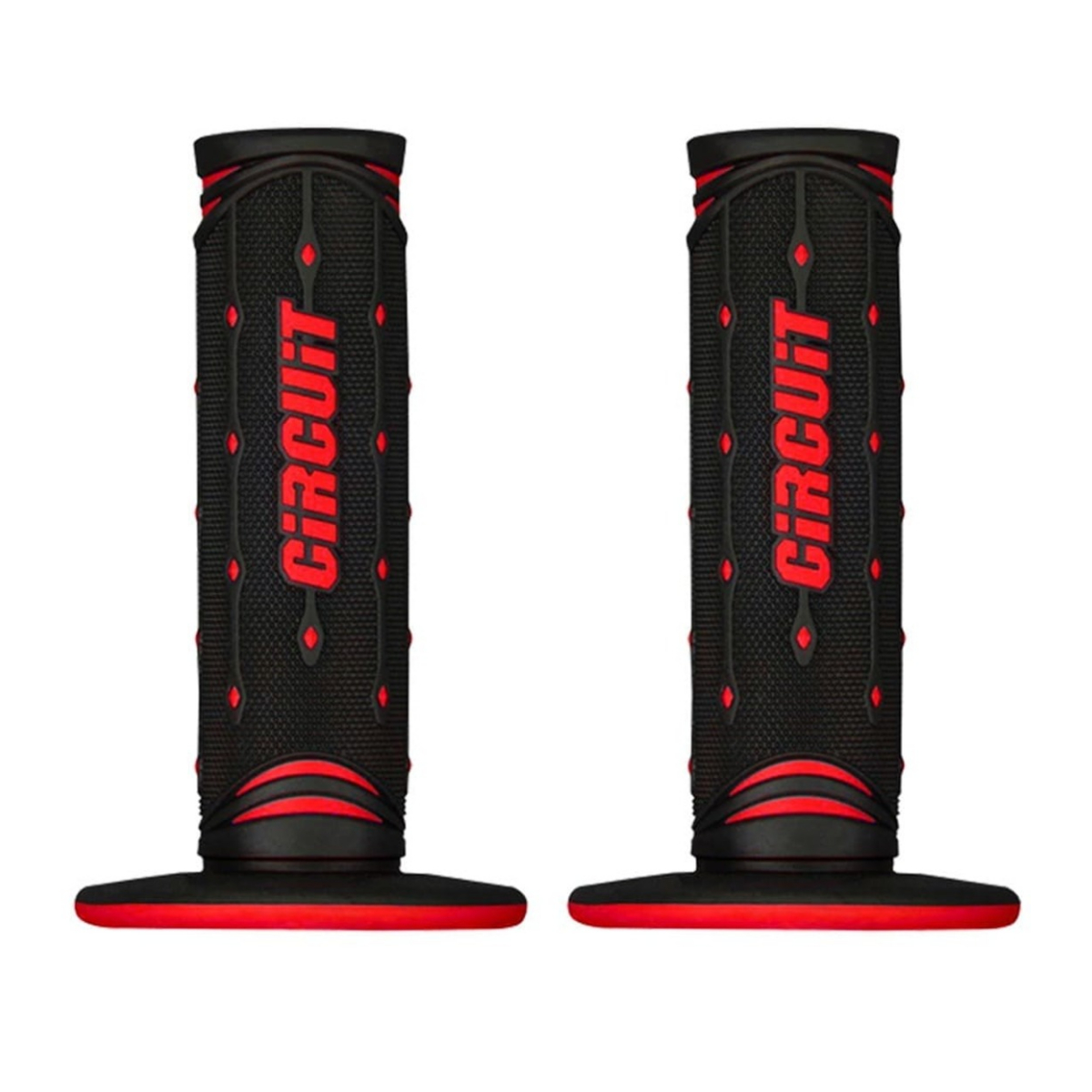 MANOPLA CIRCUIT JUPITER RACING PRETO/VERMELHO