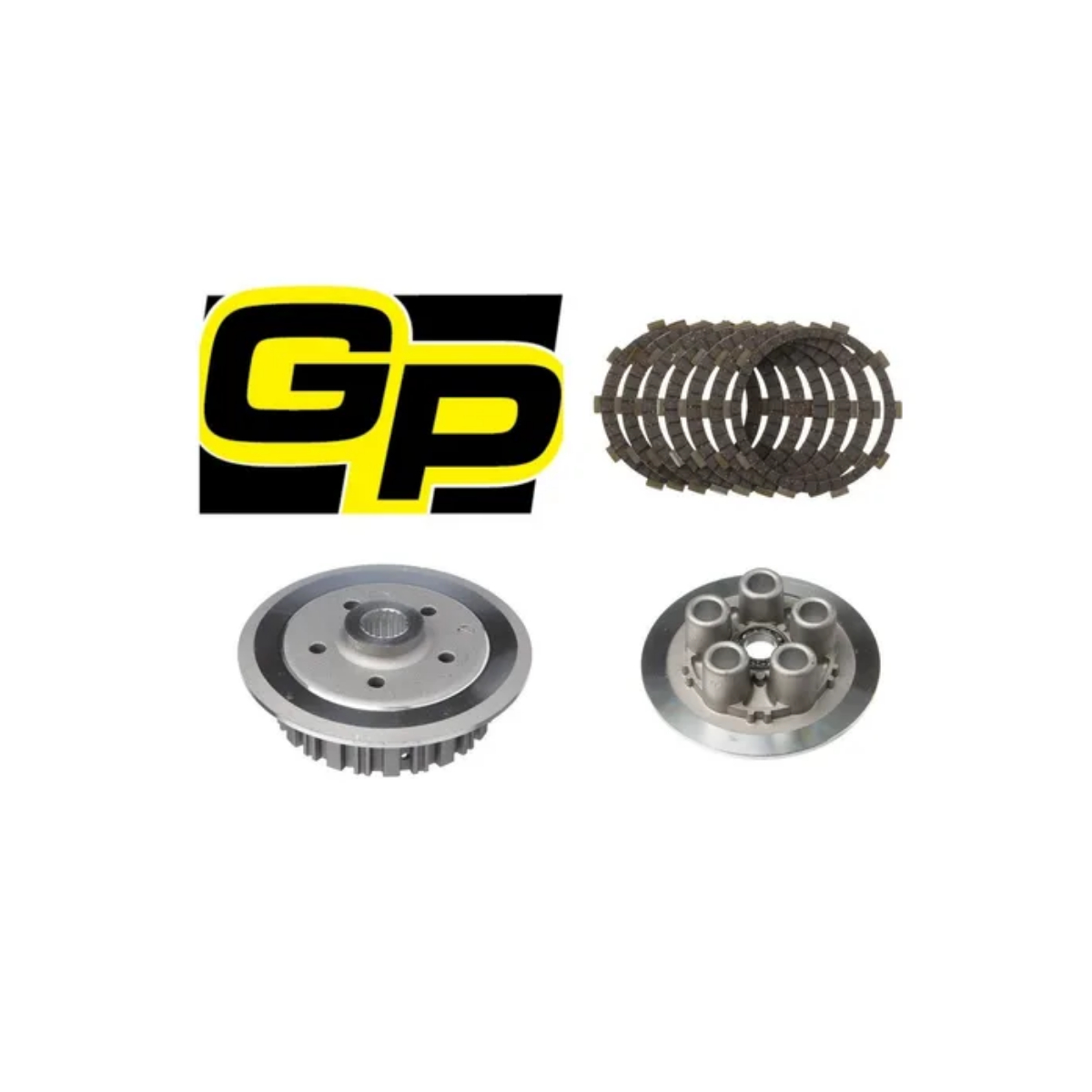 KIT EMBREAGEM CB300 XRE300 CUBO DISCO PLATO GP