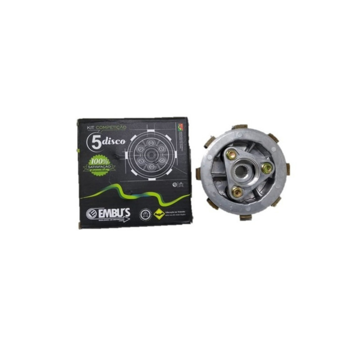 KIT EMBREAGEM TITAN160 FAN160 NXR160