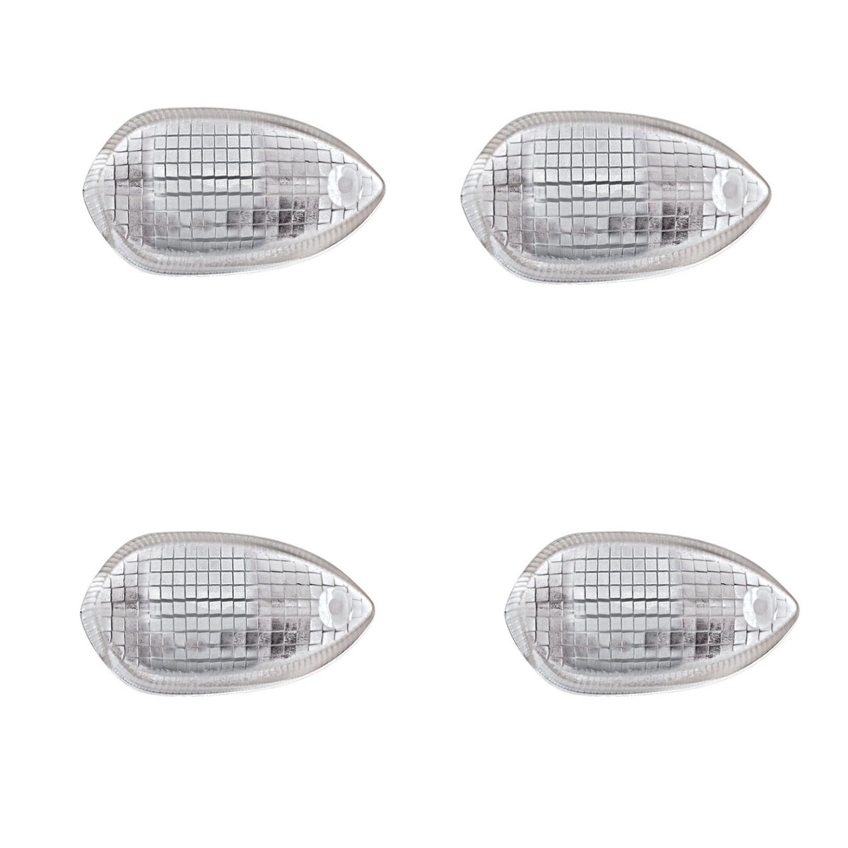 KIT LENTE PISCA YBR125 FACTOR FAZER XTZ LANDER CRISTAL