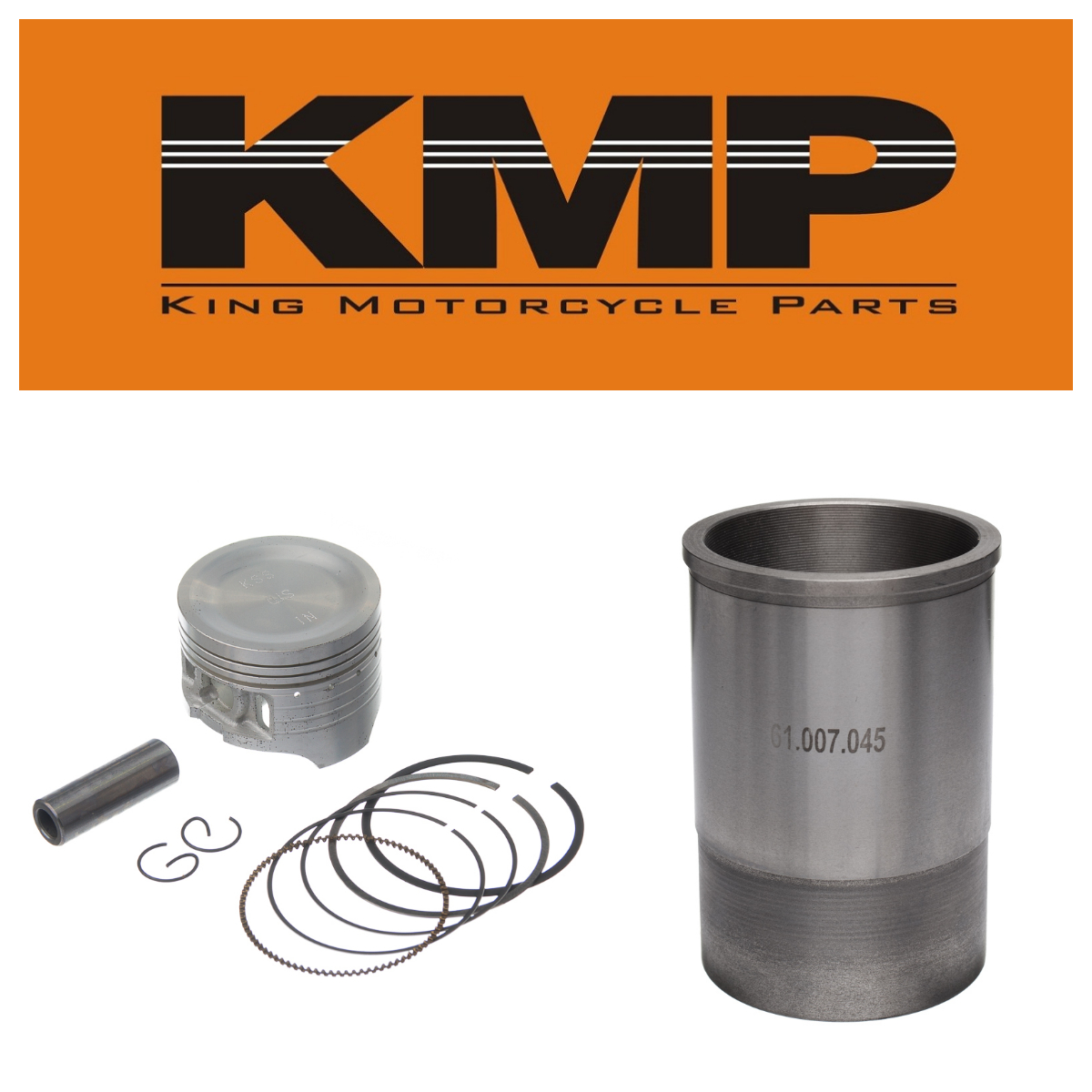 KIT PISTÃO+ANEL+CAMISA CILINDRO CBX200 NX200 XR200