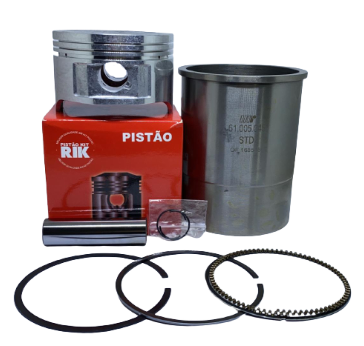 KIT PISTÃO+ANEL+CAMISA CILINDRO XLX350