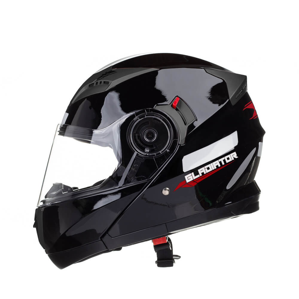 CAPACETE TEXX GLADIATOR PRETO BRILHANTE TAMANHO 61
