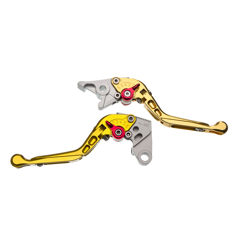 MANETE MOTO X SUPER BIKE PAR C REGULAGENS 3/4 DEDOS ESCAMOTEAVEL- DOBRAVEL KAW Z750 KAWA-Z800