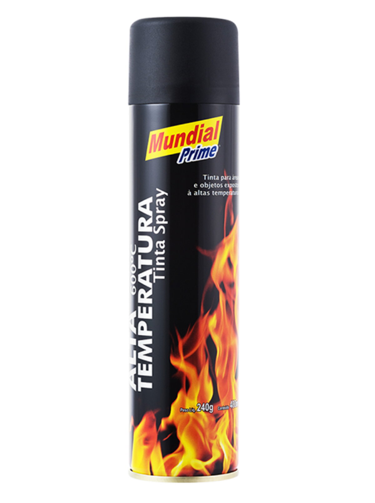 SPRAY PRETO FOSCO ALTA TEMPERATURA MUNDIAL
