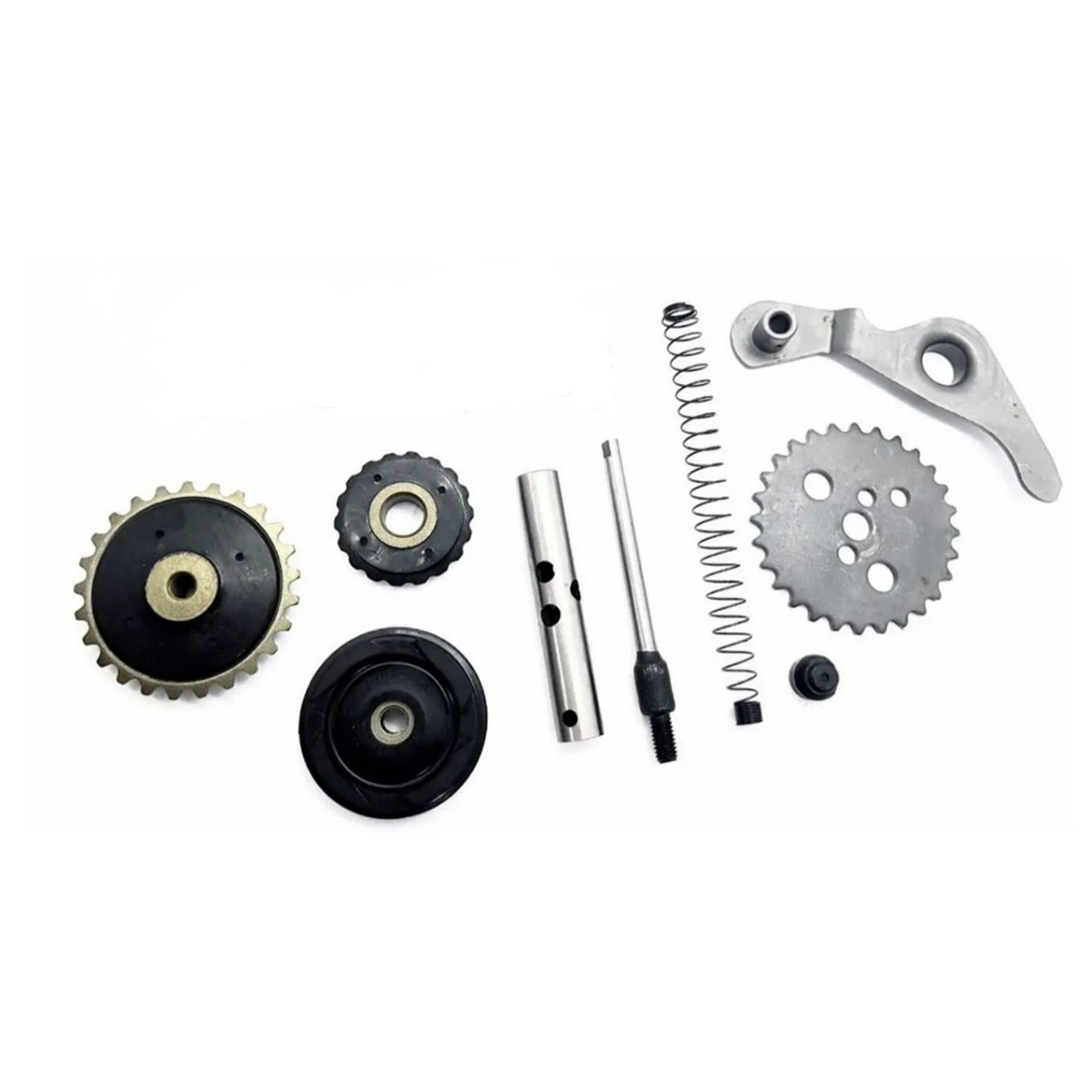 KIT TENSOR ENGRENAGEM MOTOR OLEO BIZ100 POP100 COMPLETO 9 PC