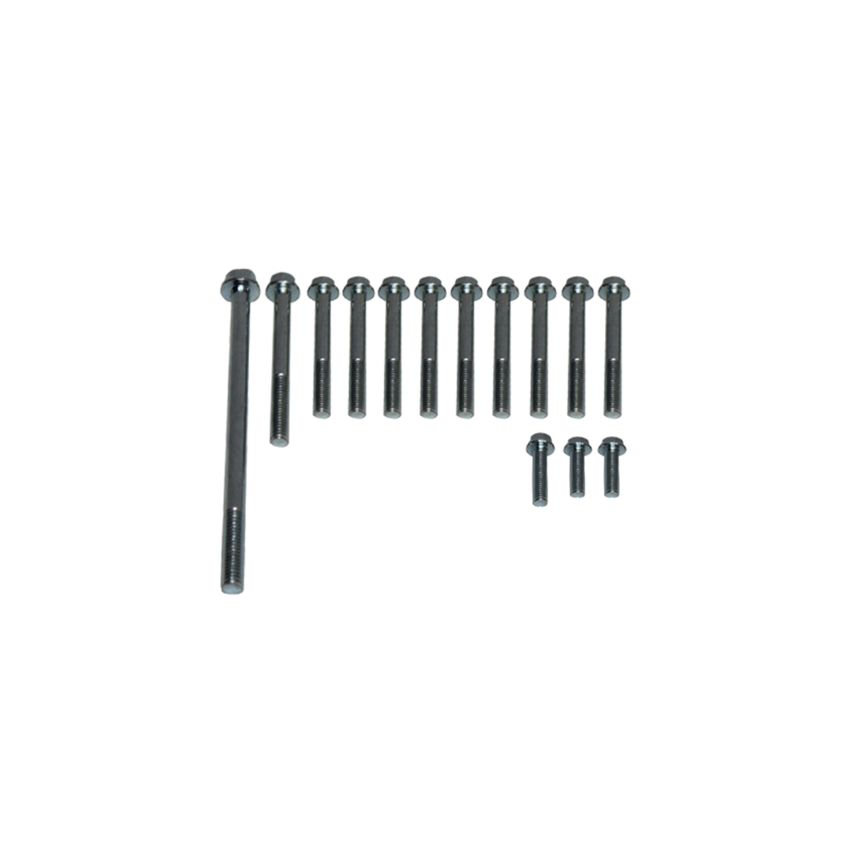 KIT PARAFUSO CARCACA MOTOR TITAN125 KS/ES FAN125 14 PEÇAS