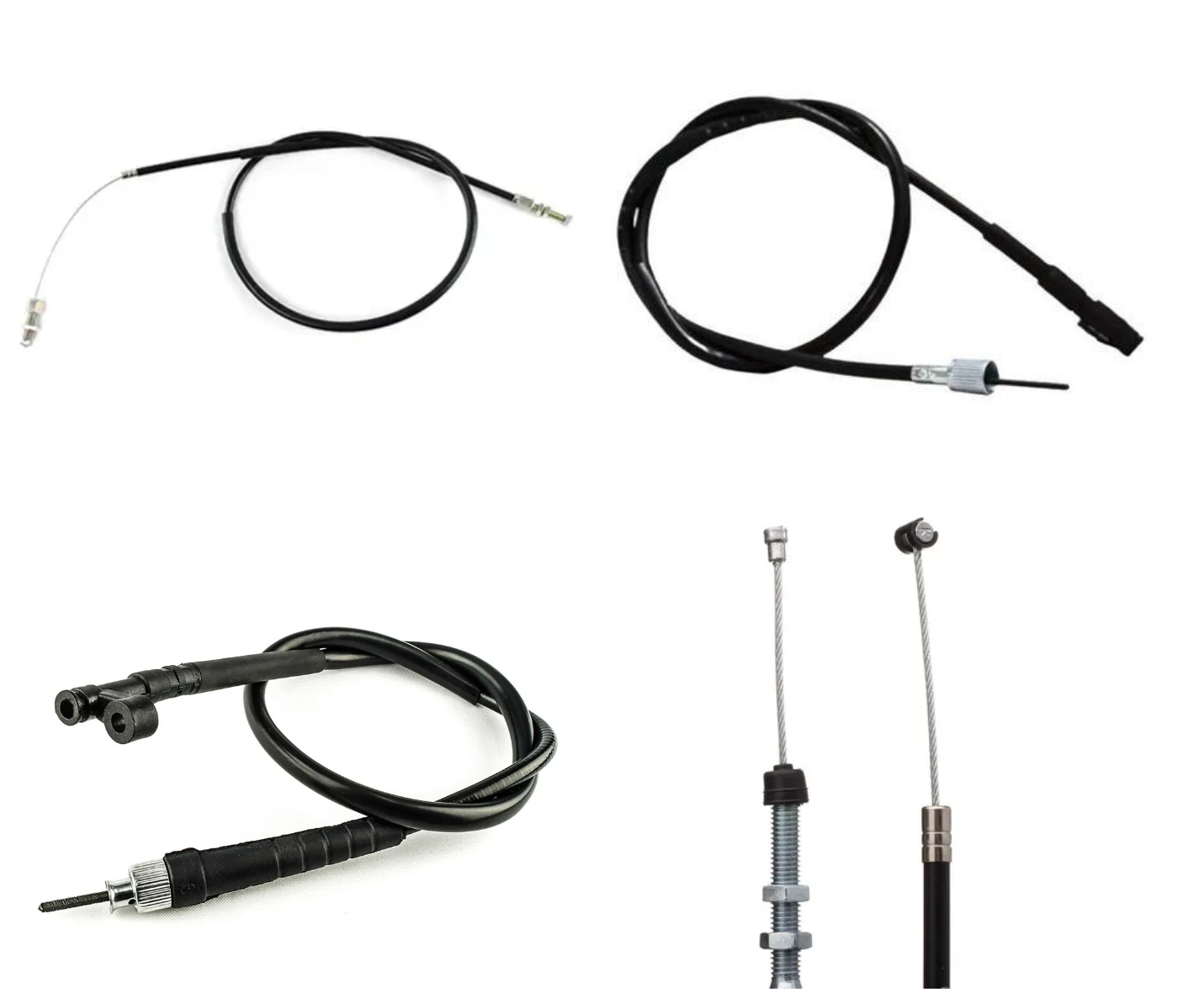 KIT 4 CABOS NX350 SAHARA ACELERADOR A+B EMBREAGEM+VELOCÍMETRO