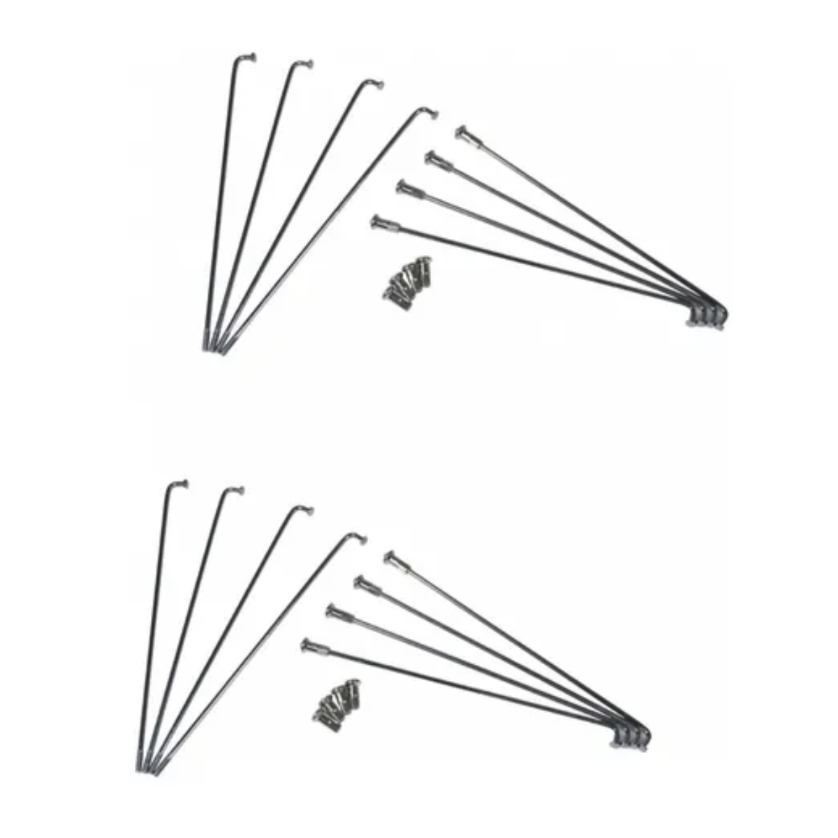kit jogo raio cg125 83 a 99 dianteiro e traseiro