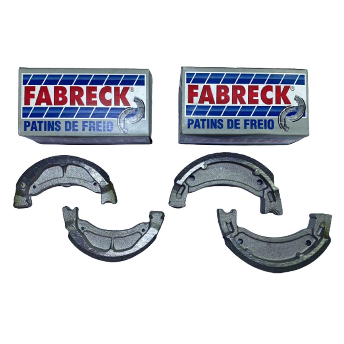 KIT PATIM FREIO JOG50 DIANTEIRO E TRASEIRO FABRECK