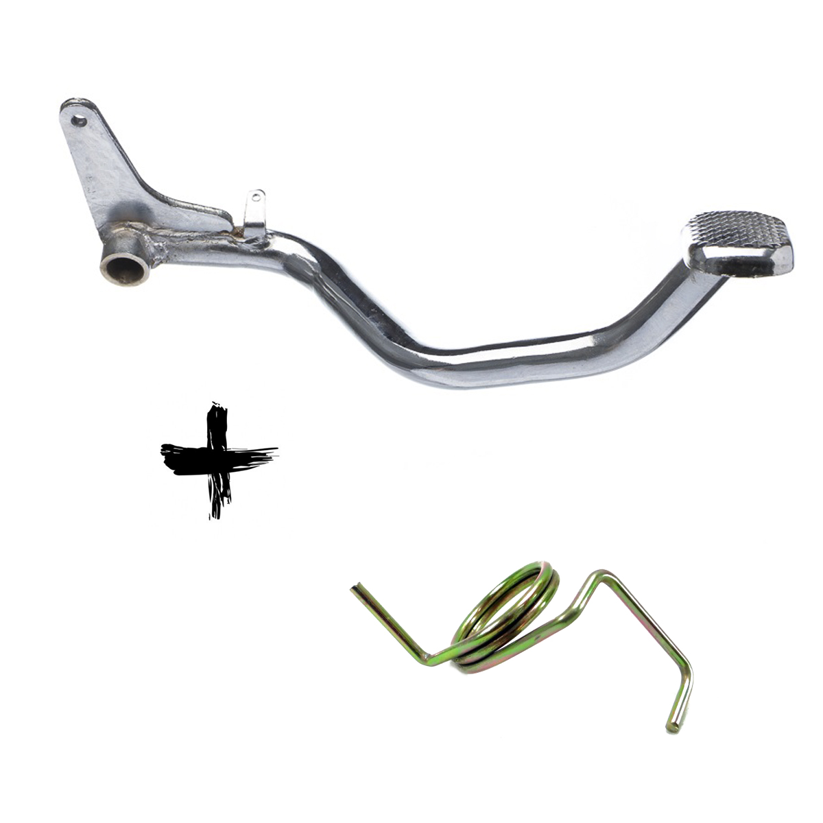 KIT PEDAL FREIO E MOLA YBR125 FACTOR