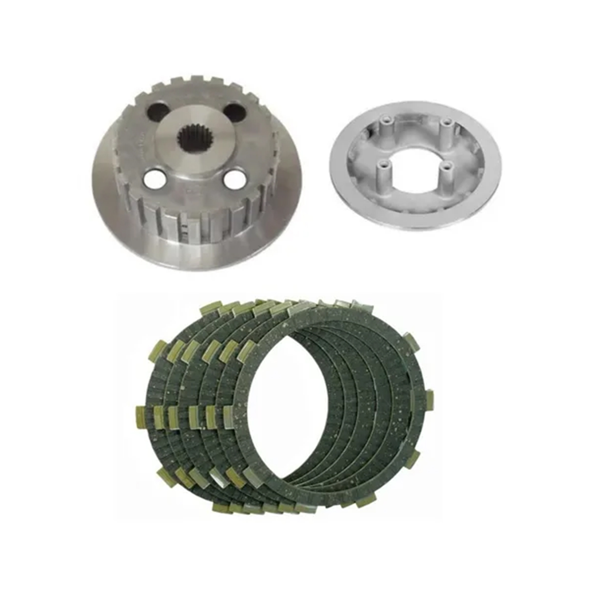 KIT CUBO PLATO DISCO EMBREAGEM CBX250 TWISTER XR250 TORNADO