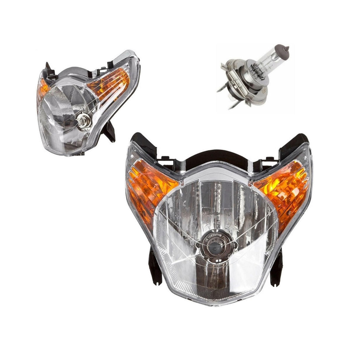 FAROL BLOCO OPTICO TITAN150 09 A 10 MIX C/LAMPADA