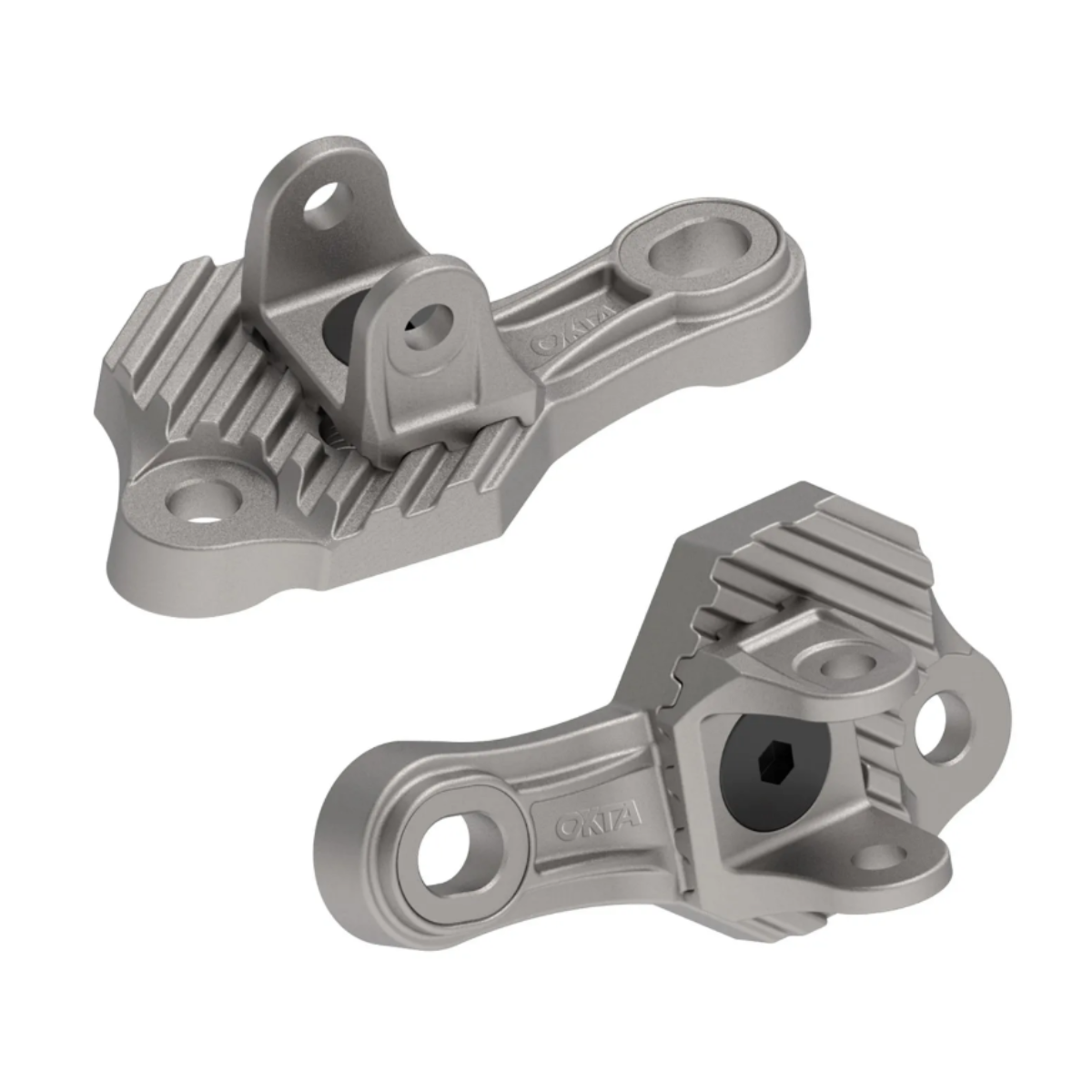 SUPORTE PEDALEIRA CRF250F C/REGULAGEM