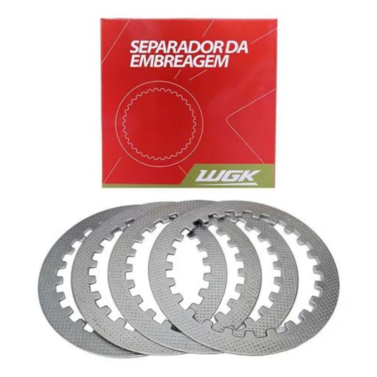 SEPARADOR DISCO EMBREAGEM CG125 TODAY TITAN CBX NX (4 PÇS)