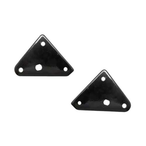 Kit suporte farol cbx250 direito e esquerdo preto