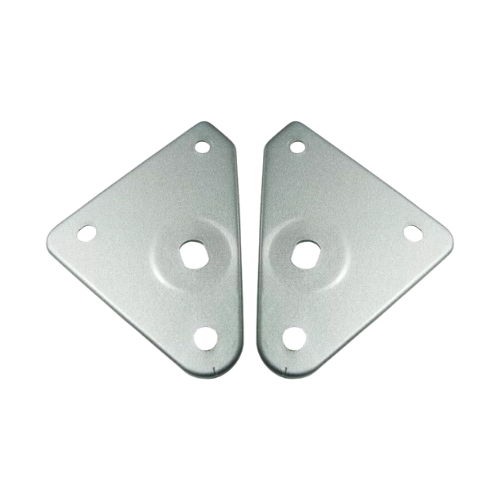 Kit suporte farol cbx250 direito e esquerdo grafite