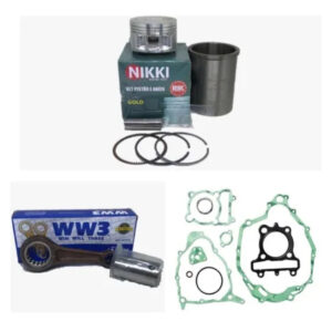 KIT PISTÃO+ANEL+CAMISA CILINDRO+BIELA+JOGO JUNTA MOTOR XT225