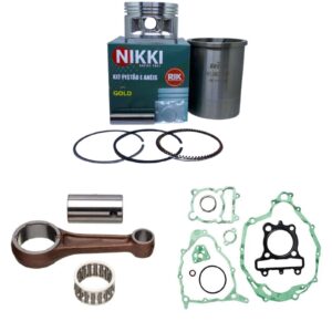 KIT PISTÃO+ANEL+CAMISA+JOGO JUNTA+BIELA XT225