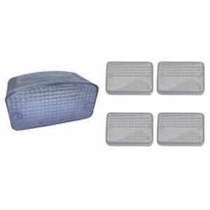 KIT LENTE LANTERNA+LENTE PISCA CG125 99 CRISTAL