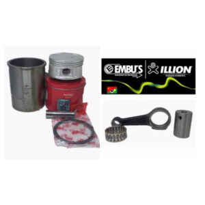 KIT PISTÃO+ANEL+CAMISA CILINDRO+BIELA EMBUS XLX350