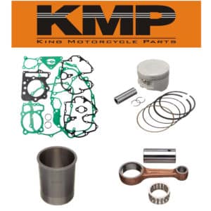 KIT PISTÃO+ANEL+CAMISA CILINDRO+ BIELA WW3+ JOGO JUNTA MOTOR NX400