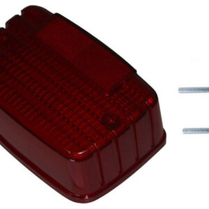 LENTE LANTERNA+PARAFUSO CG125 83 VERMELHO