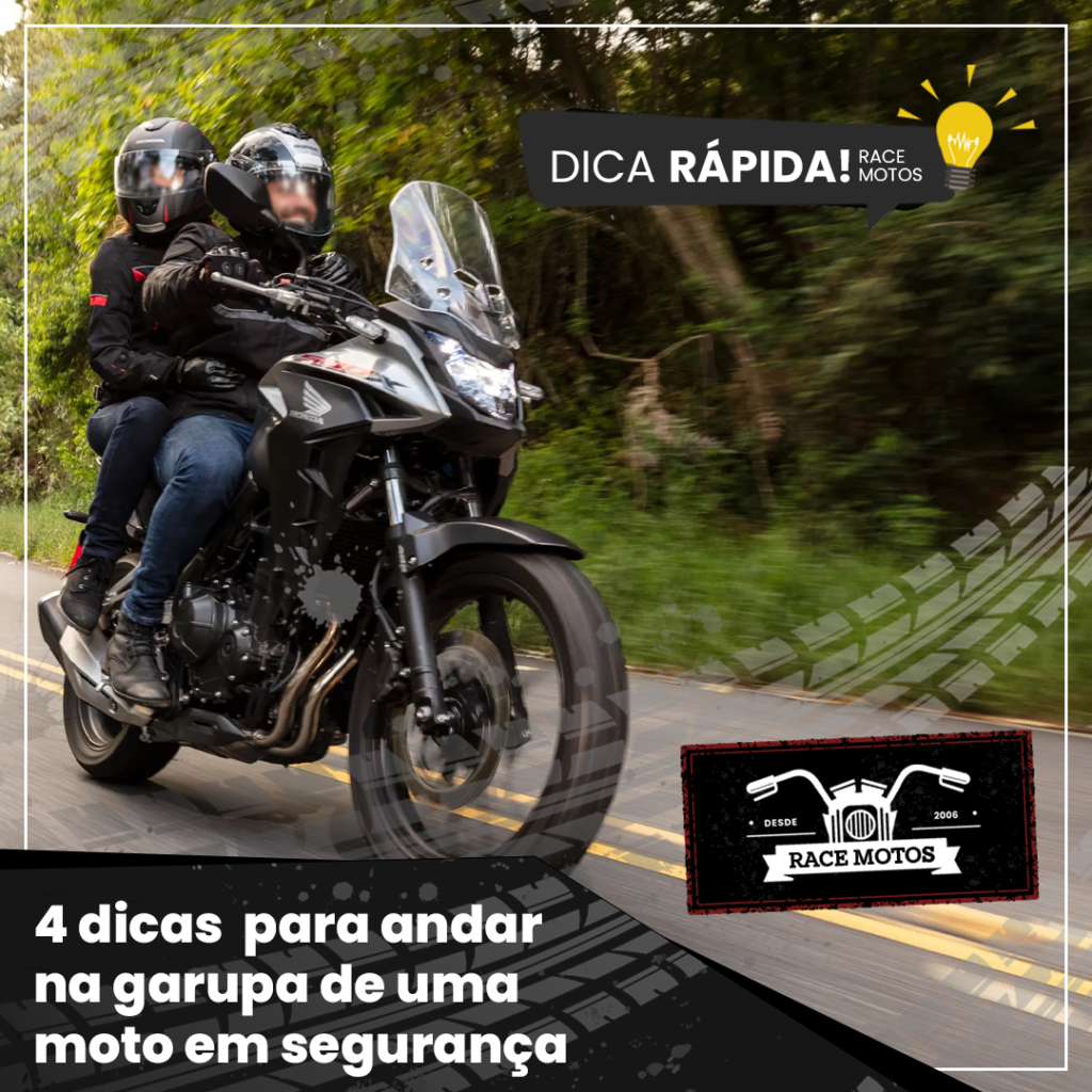 Dicas Para Andar Na Garupa De Uma Moto Em Seguran A Race Motos