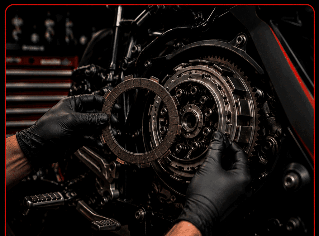 Manutenção de embreagem para motos