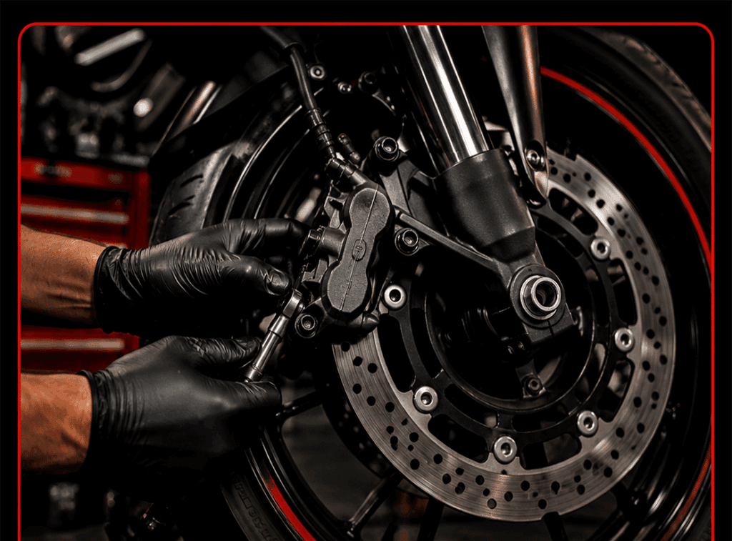 Revisão e troca de freios para motos